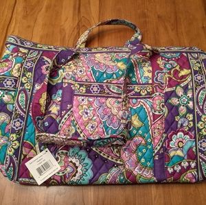 Vera Bradley Get Carried Away Tote Heather NWT